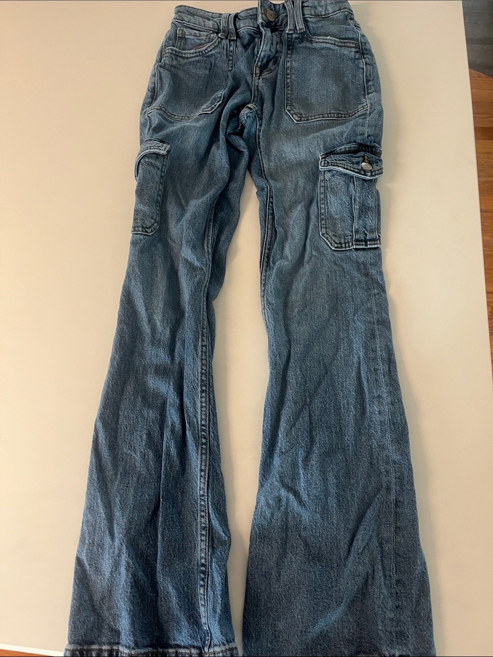Aeropostale Cargo Flare Jeans